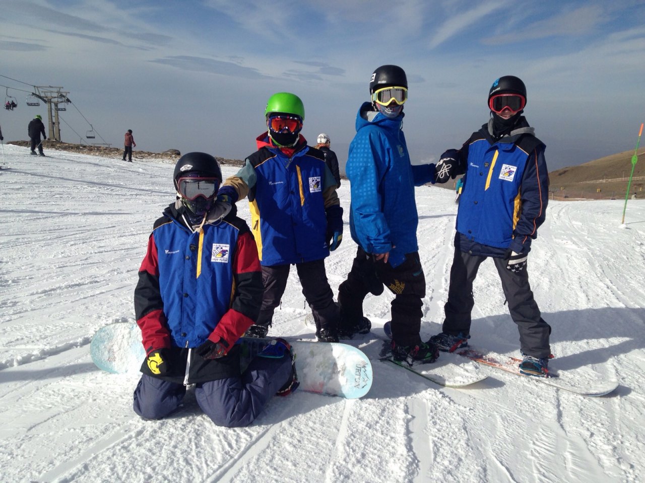 Grupo de Snowboard A